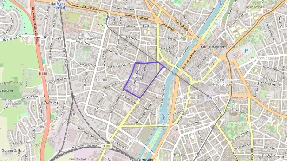 Appartement 81 m² quatre pièces à vendre à Le Mans