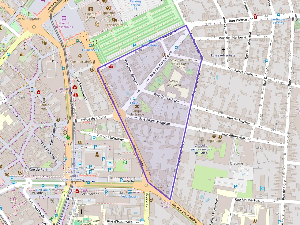 Appartement 101 m² quatre pièces à vendre à Le Mans