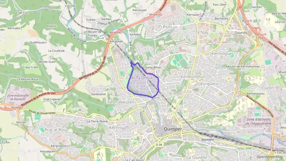 Appartement 32 m² une piece à vendre à Quimper Appartement 32 m² une piece à vendre à Quimper