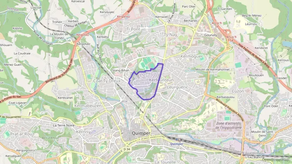 Appartement 25 m² deux pieces à vendre à Quimper