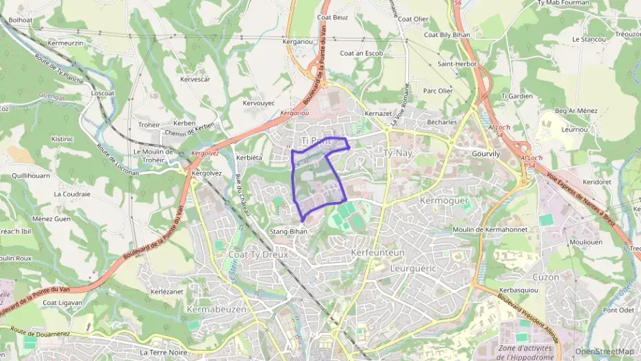 Appartement 67 m² trois pièces à vendre à Quimper Appartement 67 m² trois pièces à vendre à Quimper