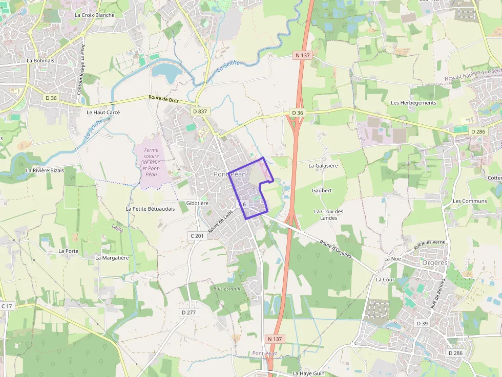 Appartement 79 m² quatre pièces à vendre à Pont-Péan