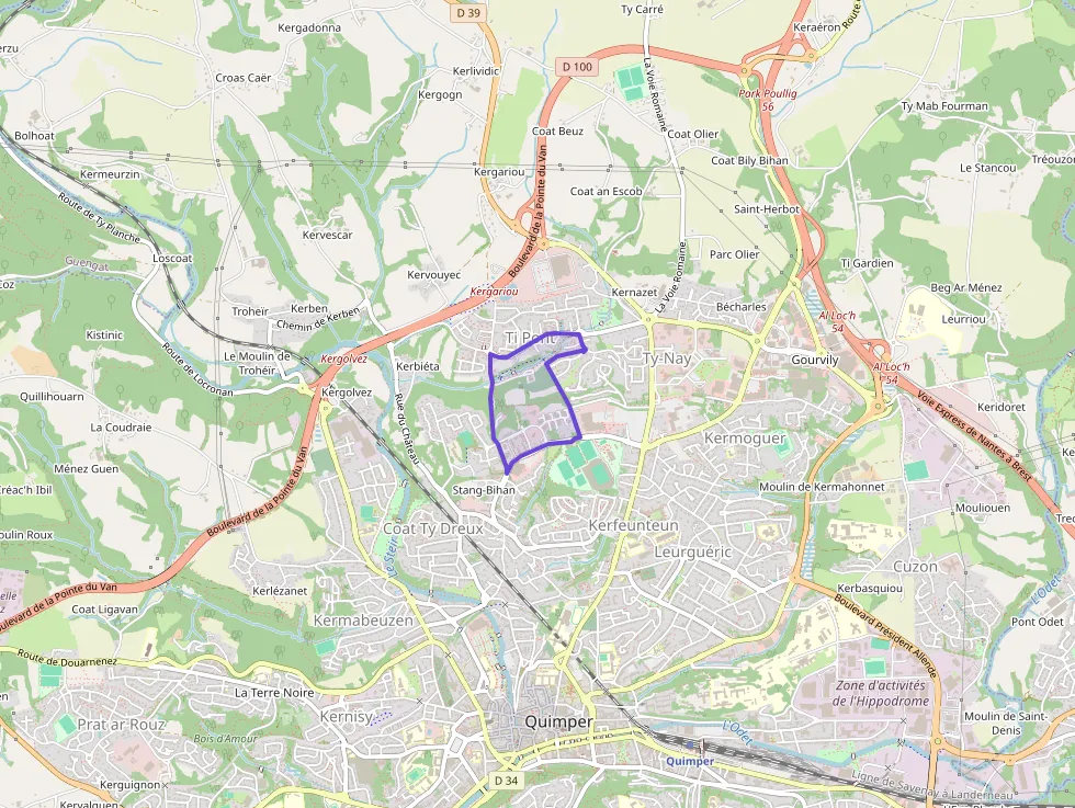Appartement 64 m² trois pièces à vendre à Quimper