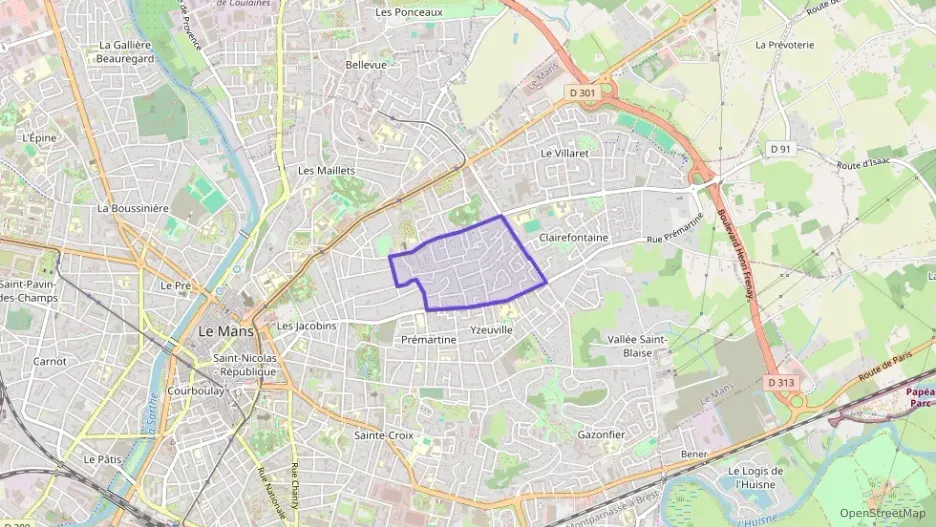 Appartement 72 m² quatre pièces à vendre à Le Mans