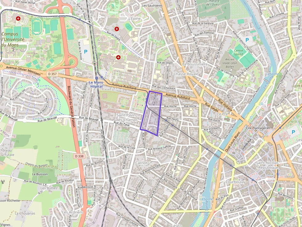 Appartement 95 m² quatre pièces à vendre à Le Mans