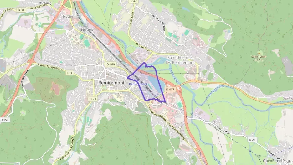 Appartement 73 m² quatre pièces à vendre à Remiremont