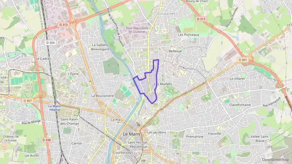 Appartement 50 m² trois pièces à vendre à Le Mans