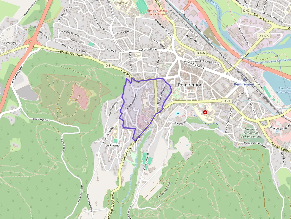 Appartement 95 m² quatre pièces à vendre à Remiremont