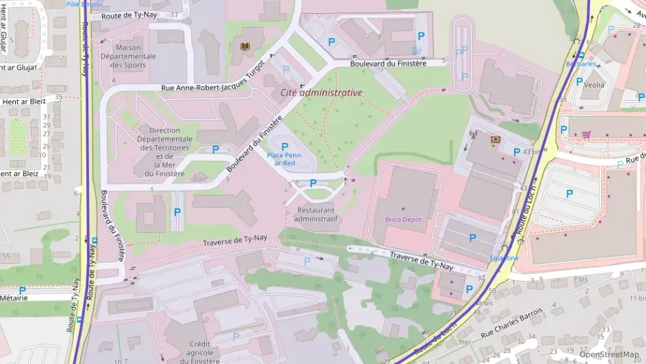 Appartement 60 m² trois pièces à vendre à Quimper