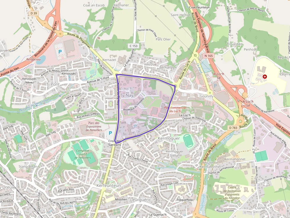 Appartement 60 m² trois pièces à vendre à Quimper