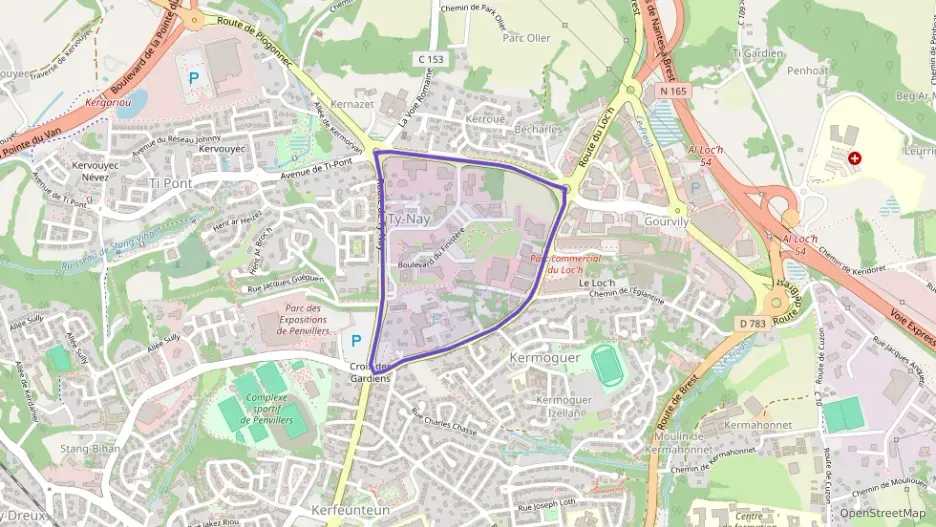 Appartement 60 m² trois pièces à vendre à Quimper