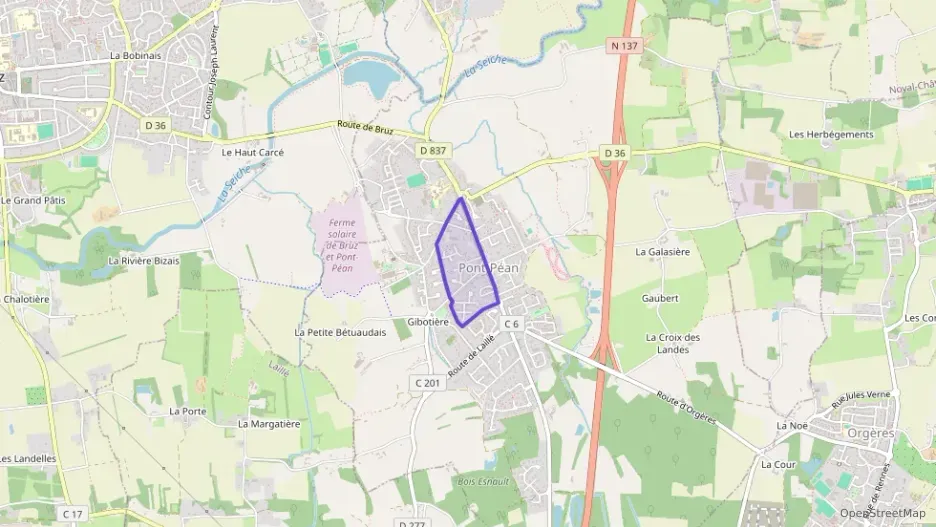 Appartement 44 m² deux pieces à vendre à Pont-Péan Appartement 44 m² deux pieces à vendre à Pont-Péan