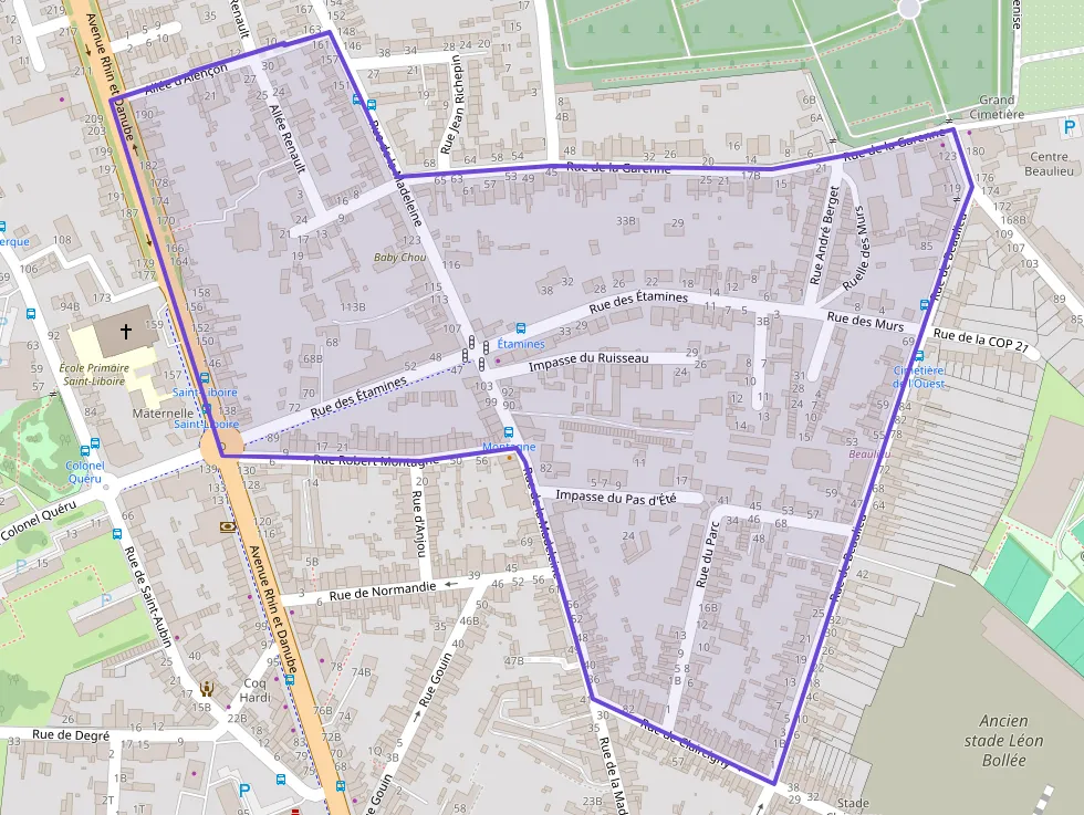 Appartement 58 m² trois pièces à vendre à Le Mans