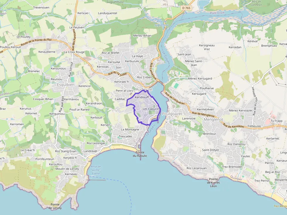 Appartement 60 m² trois pièces à vendre à Audierne