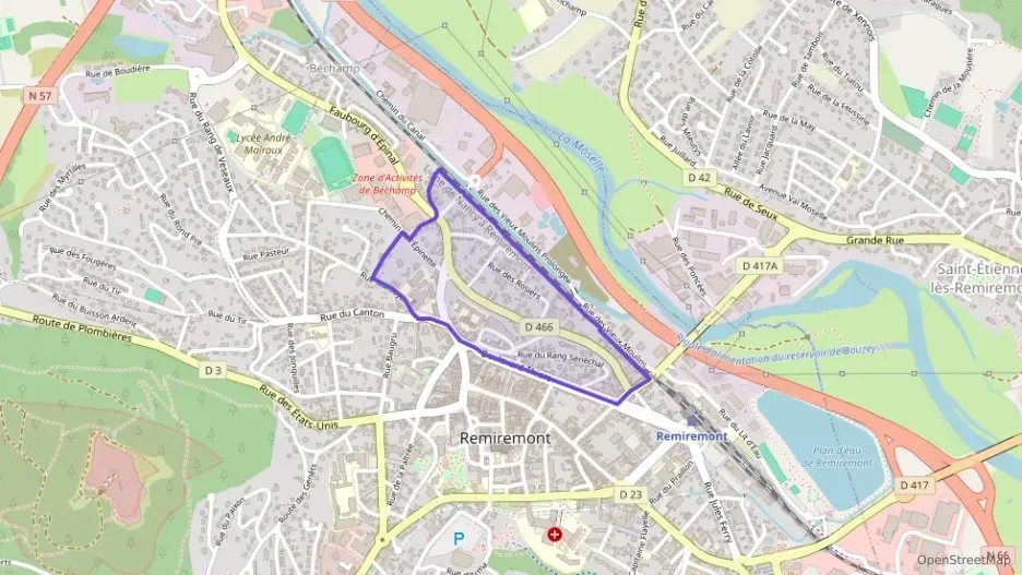 Appartement 89 m² quatre pièces à vendre à Remiremont