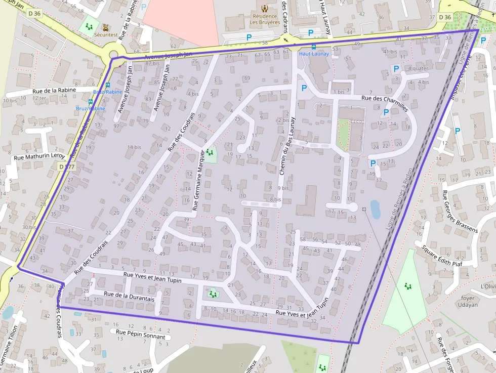 Appartement 44 m² deux pieces à vendre à Bruz