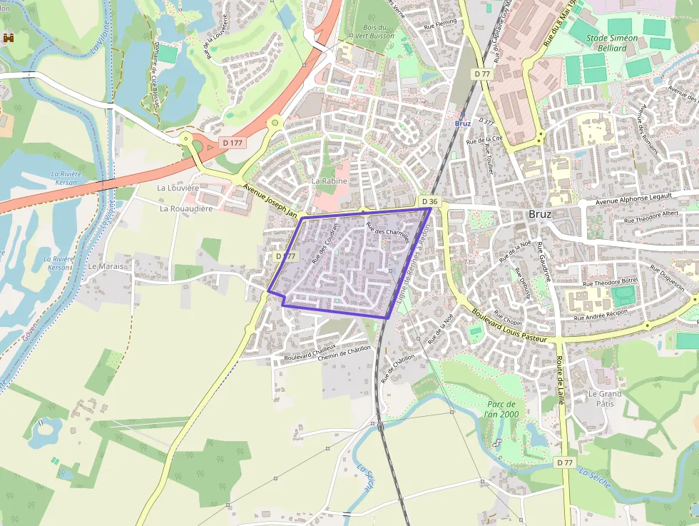 Appartement 44 m² deux pieces à vendre à Bruz