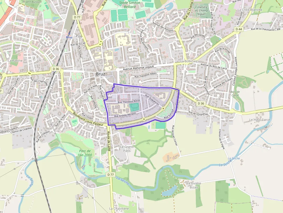 Appartement 65 m² trois pièces à vendre à Bruz