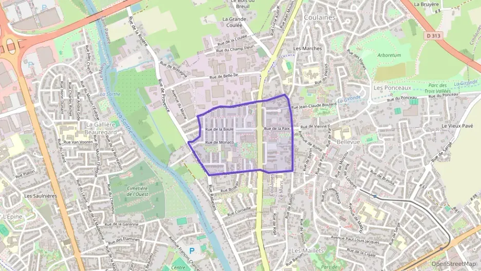 Appartement 61 m² trois pièces à vendre à Coulaines Appartement 61 m² trois pièces à vendre à Coulaines