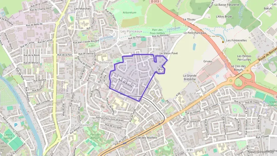 Appartement 73 m² quatre pièces à vendre à Le Mans