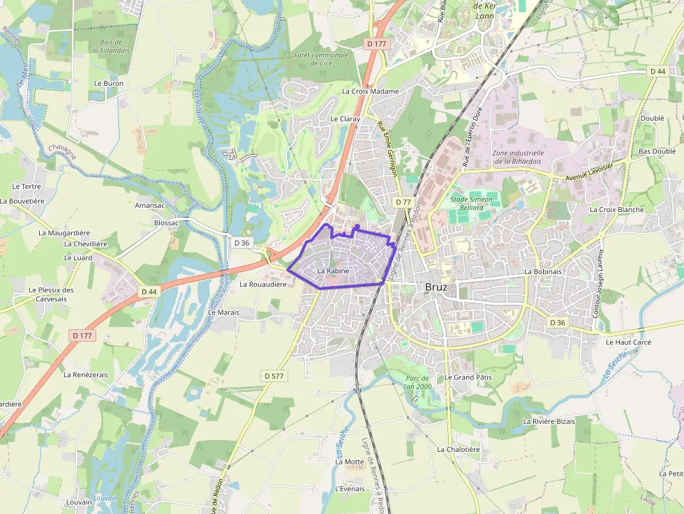 Appartement 53 m² deux pieces à vendre à Bruz