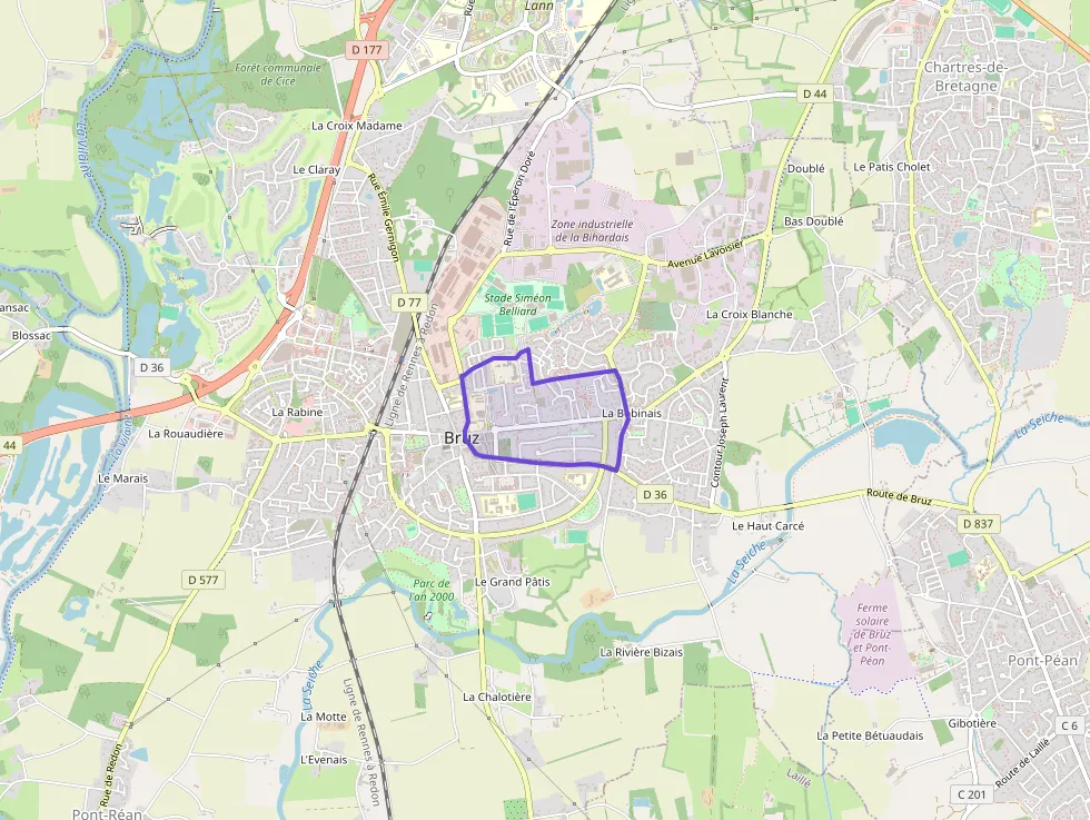 Appartement 62 m² trois pièces à vendre à Bruz