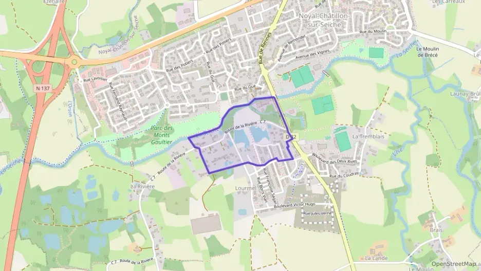 Appartement 95 m² quatre pièces à vendre à Noyal-Châtillon-sur-Seiche Appartement 95 m² quatre pièces à vendre à Noyal-Châtillon-sur-Seiche