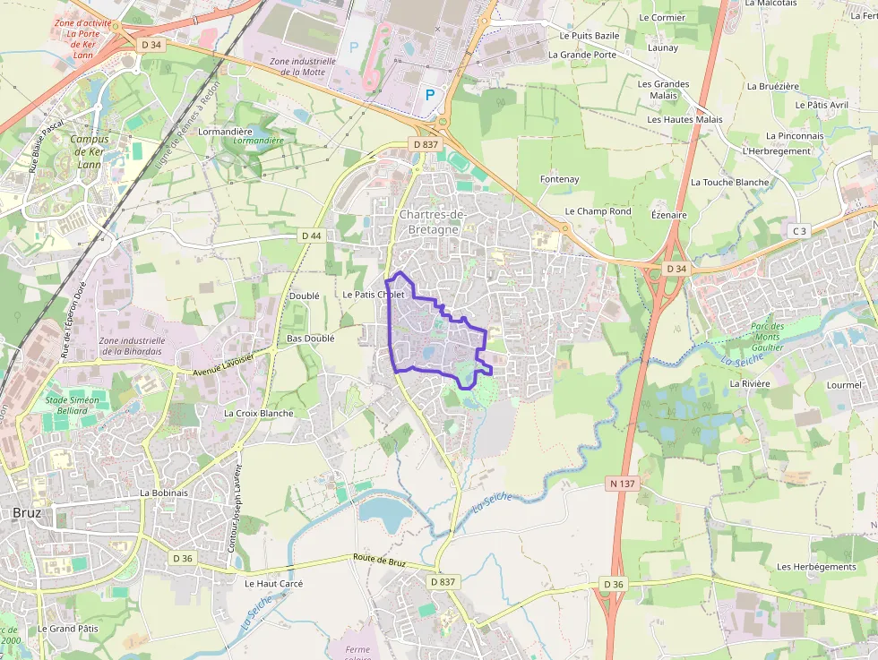 Appartement 68 m² trois pièces à vendre à Chartres-de-Bretagne