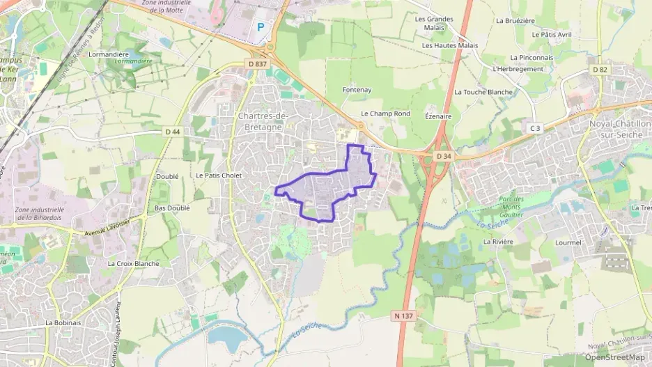 Appartement 71 m² trois pièces à vendre à Chartres-de-Bretagne Appartement 71 m² trois pièces à vendre à Chartres-de-Bretagne