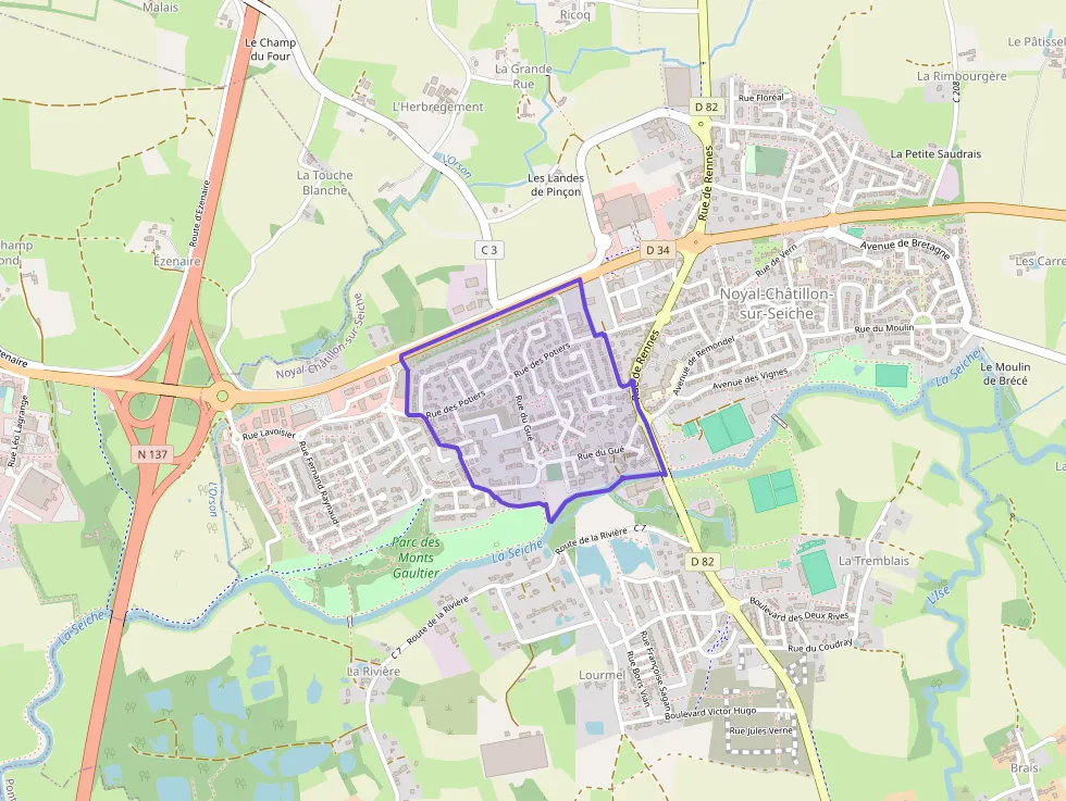 Appartement 67 m² trois pièces à vendre à Noyal-Châtillon-sur-Seiche