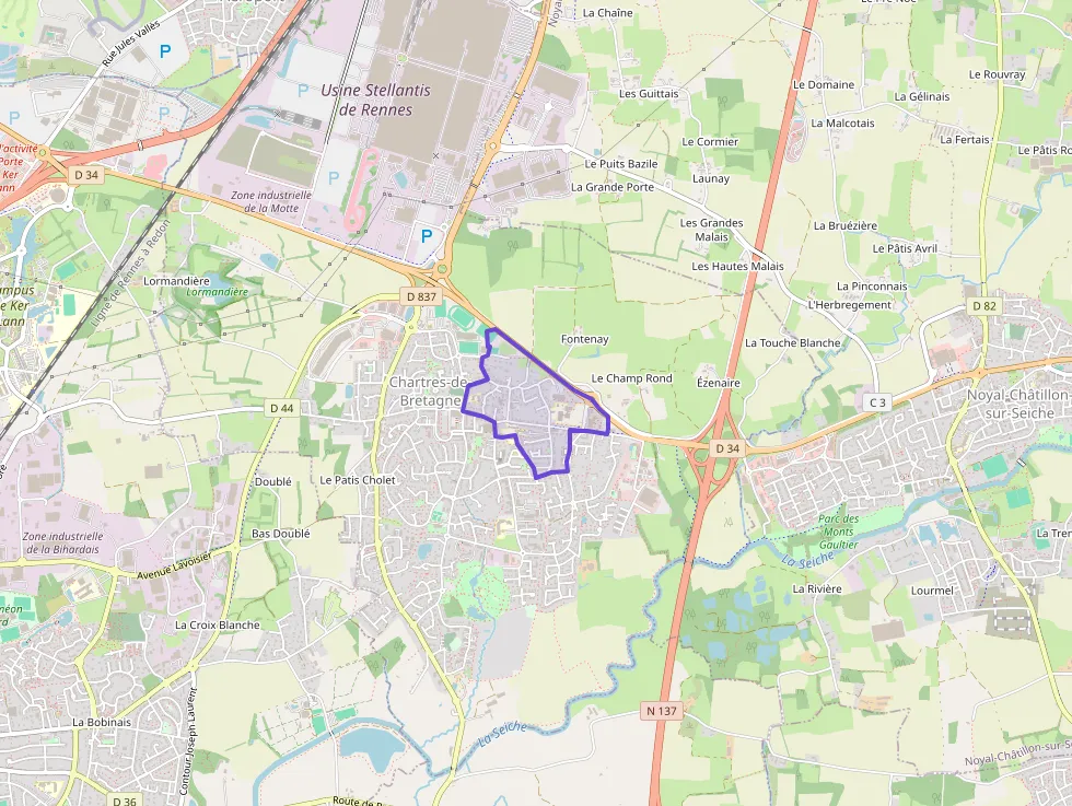 Appartement 38 m² deux pieces à vendre à Chartres-de-Bretagne