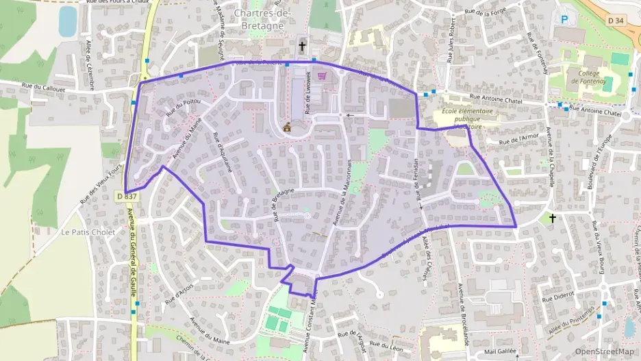 Appartement 46 m² deux pieces à vendre à Chartres-de-Bretagne Appartement 46 m² deux pieces à vendre à Chartres-de-Bretagne