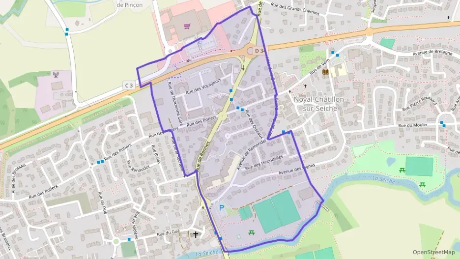 Appartement 69 m² trois pièces à vendre à Noyal-Châtillon-sur-Seiche Appartement 69 m² trois pièces à vendre à Noyal-Châtillon-sur-Seiche