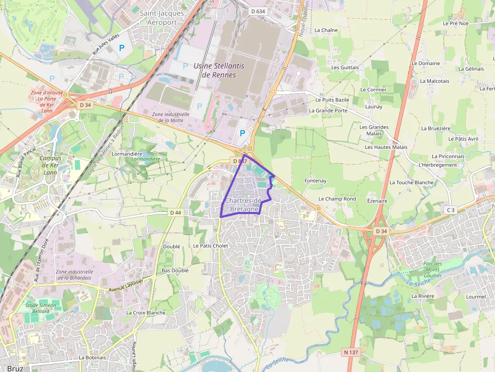 Appartement 63 m² trois pièces à vendre à Chartres-de-Bretagne