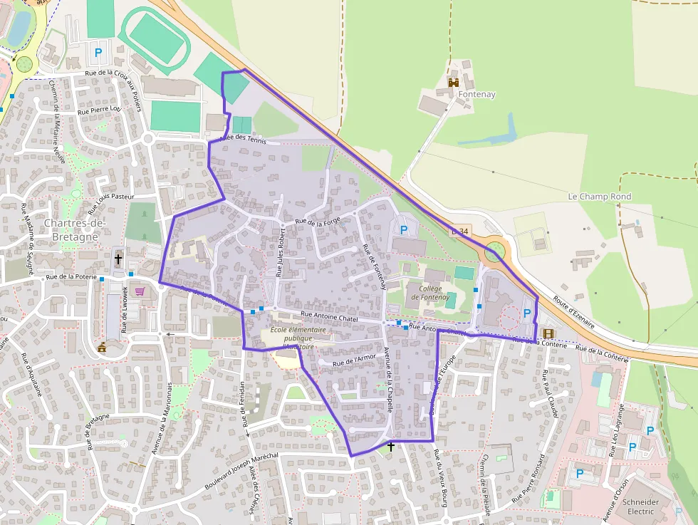 Appartement 69 m² deux pieces à vendre à Chartres-de-Bretagne