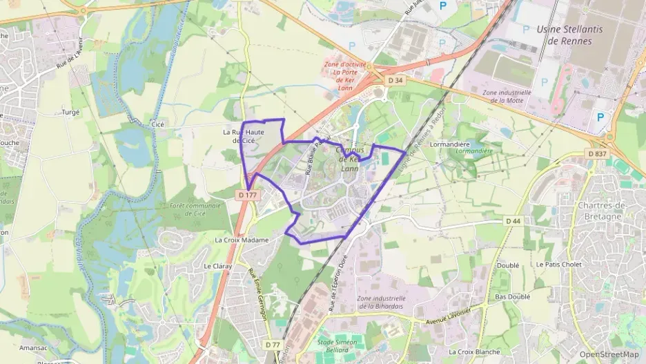 Appartement 25 m² deux pieces à vendre à Bruz Appartement 25 m² deux pieces à vendre à Bruz