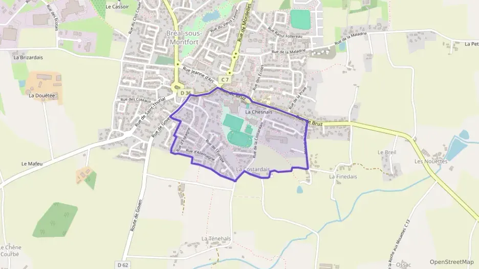 Appartement 56 m² deux pieces à vendre à Bréal-sous-Montfort Appartement 56 m² deux pieces à vendre à Bréal-sous-Montfort