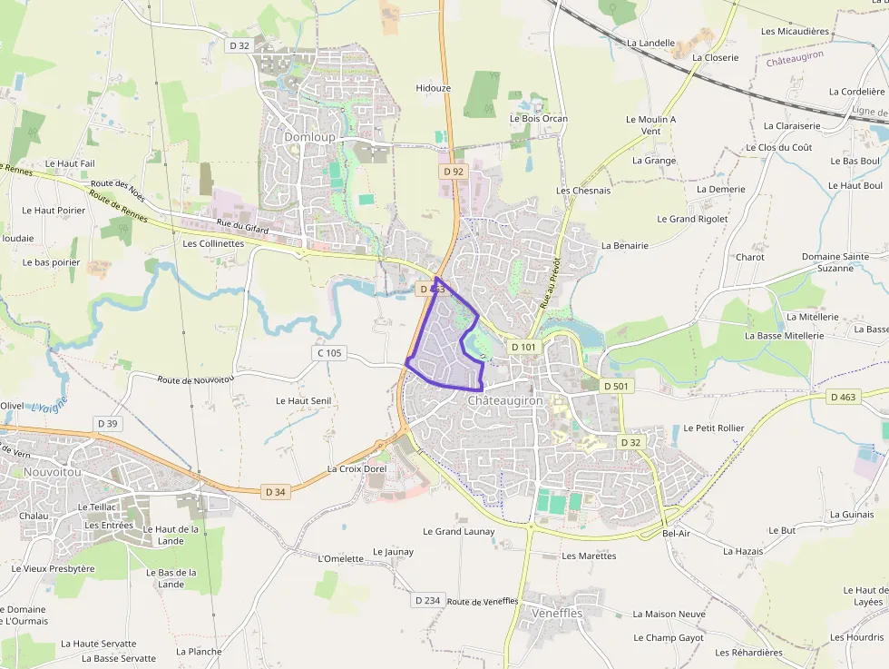 Appartement 64 m² trois pièces à vendre à Châteaugiron