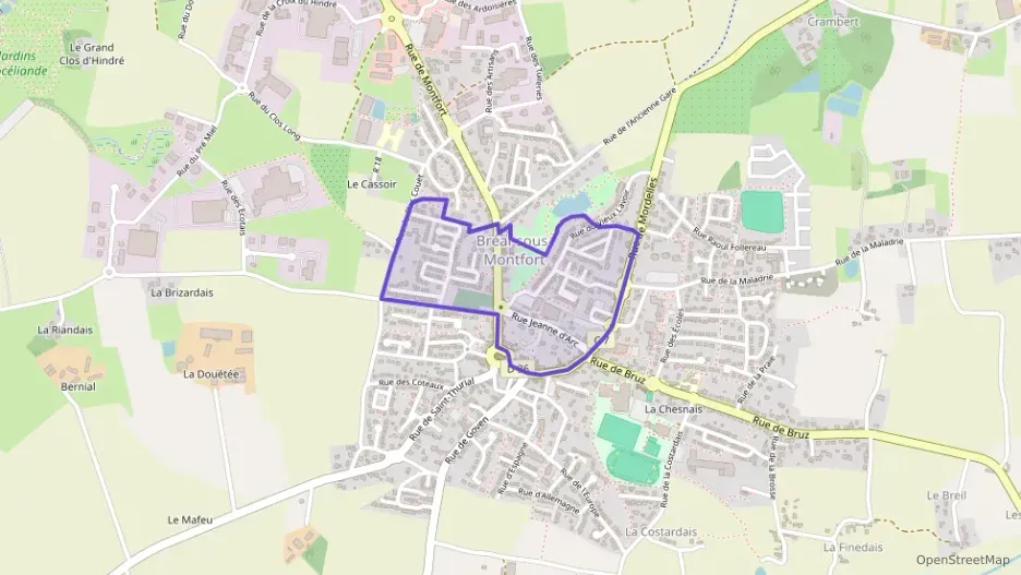 Appartement 64 m² quatre pièces à vendre à Bréal-sous-Montfort Appartement 64 m² quatre pièces à vendre à Bréal-sous-Montfort