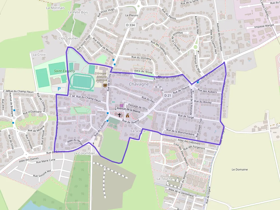 Appartement 61 m² trois pièces à vendre à Chavagne