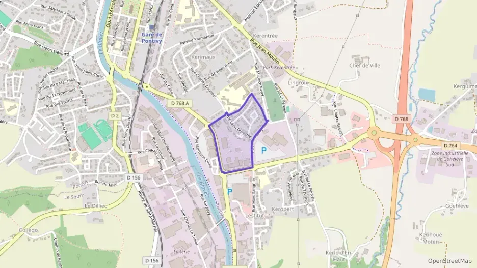 Appartement 49 m² deux pieces à vendre à Pontivy