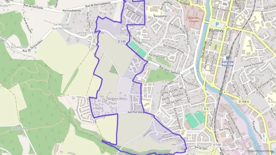 Appartement 79 m² quatre pièces à vendre à Pontivy