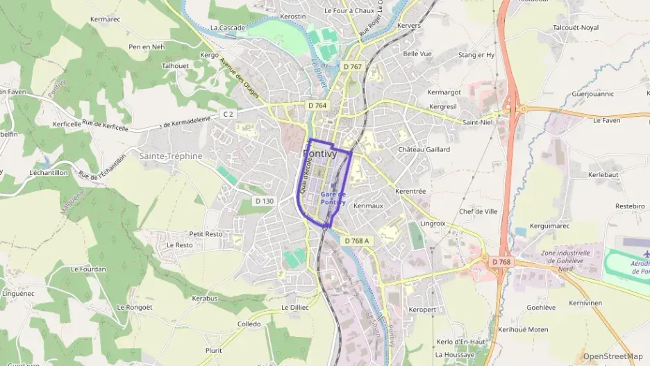 Appartement 28 m² deux pieces à vendre à Pontivy