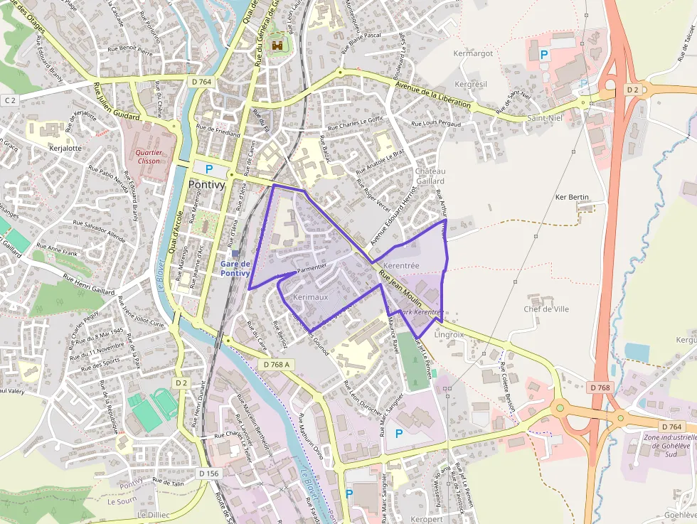 Appartement 56 m² trois pièces à vendre à Pontivy