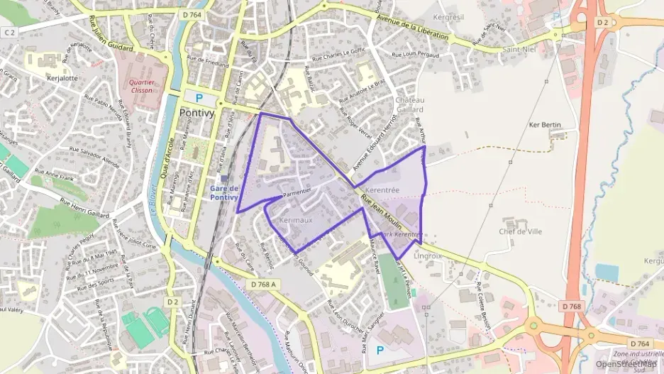 Appartement 56 m² trois pièces à vendre à Pontivy Appartement 56 m² trois pièces à vendre à Pontivy