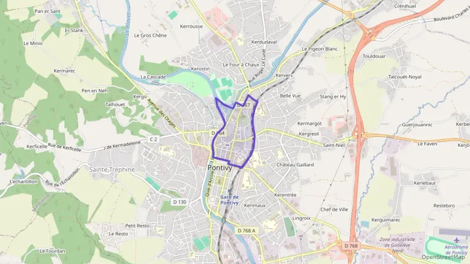 Appartement 85 m² trois pièces à vendre à Pontivy Appartement 85 m² trois pièces à vendre à Pontivy