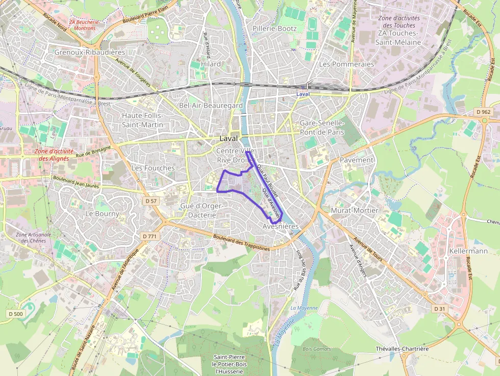 Appartement 74 m² quatre pièces à vendre à Laval