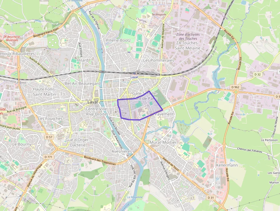 Appartement 70 m² trois pièces à vendre à Laval