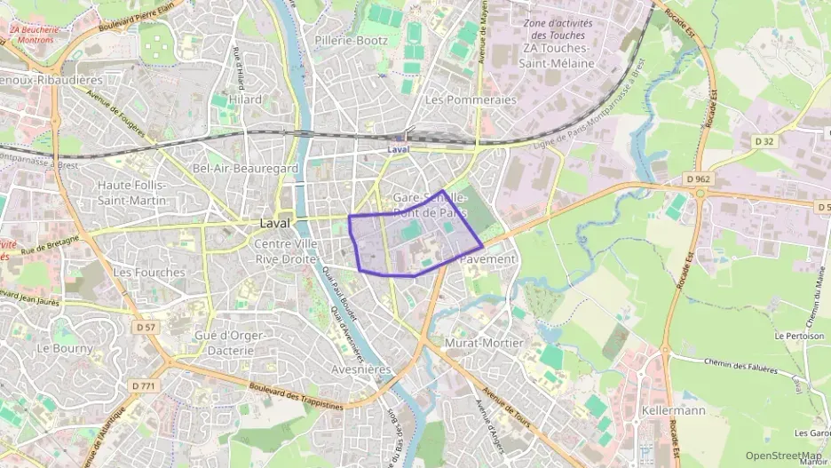 Appartement 56 m² deux pieces à vendre à Laval