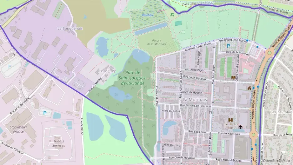 Appartement 68 m² trois pièces à vendre à Saint-Jacques-de-la-Lande Appartement 68 m² trois pièces à vendre à Saint-Jacques-de-la-Lande